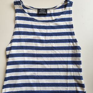 Blue and White Stipped Tank